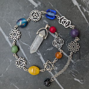 Handmade Chakra Charm Pendulum