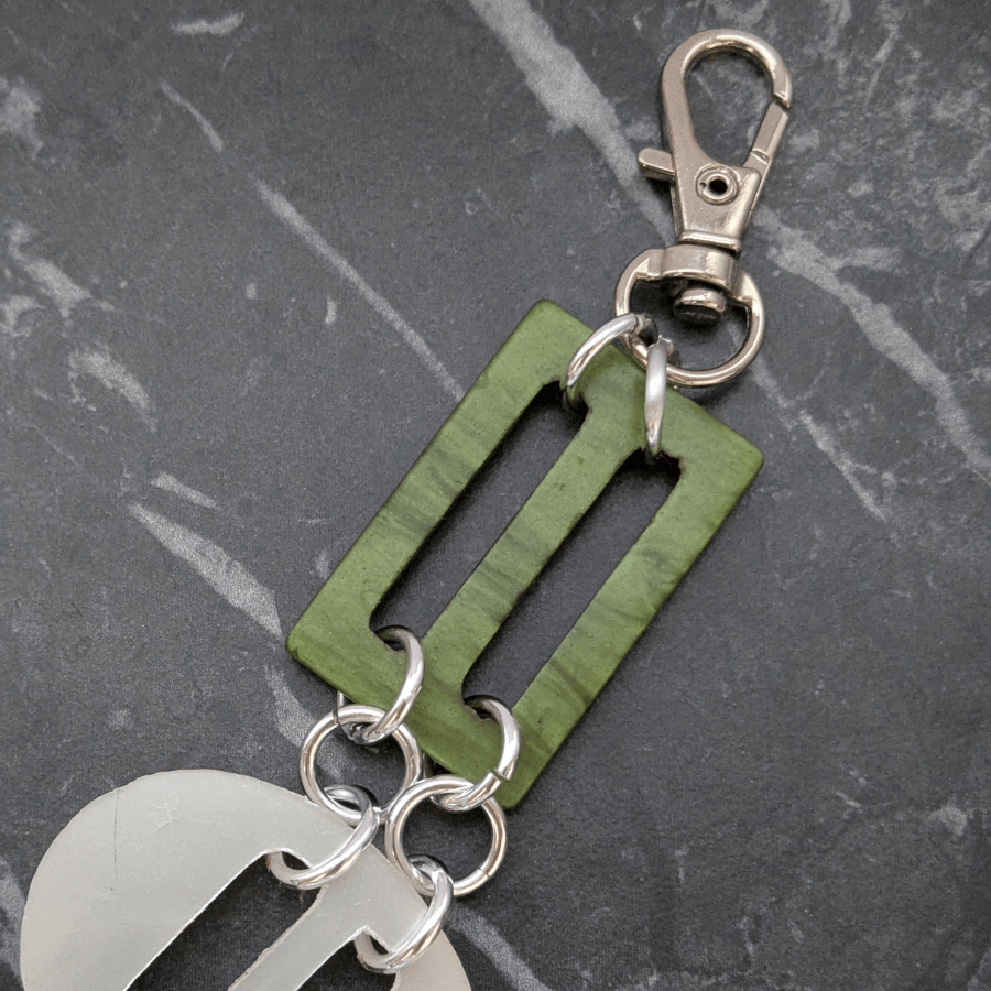 Vintage Red Multi Belt Buckle Bracelet - Image 2