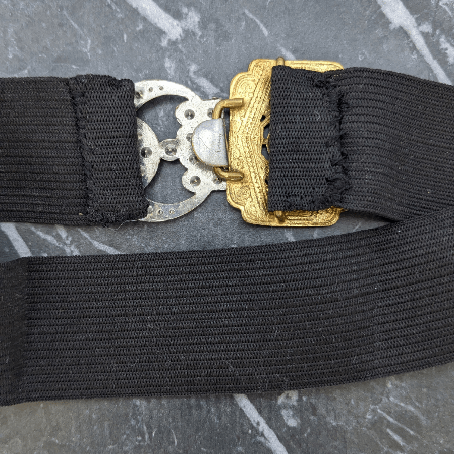 Art Deco Style Vintage Belt Buckle Choker - Image 4