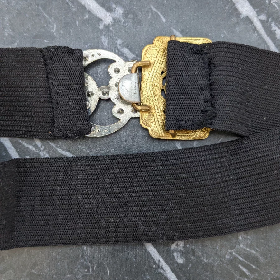 Art Deco Style Vintage Belt Buckle Choker - Image 4