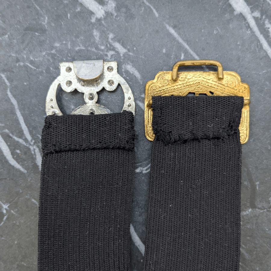 Art Deco Style Vintage Belt Buckle Choker - Image 6