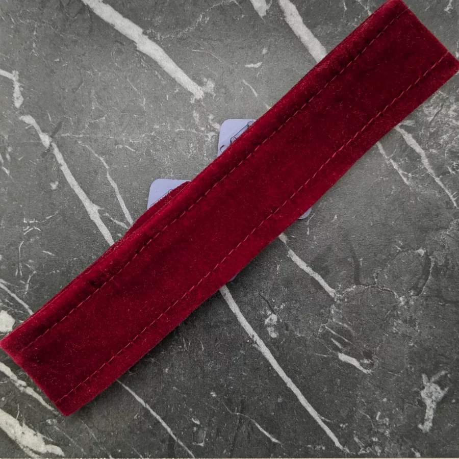 Vintage Blue and Red Belt Buckle Choker - Image 5
