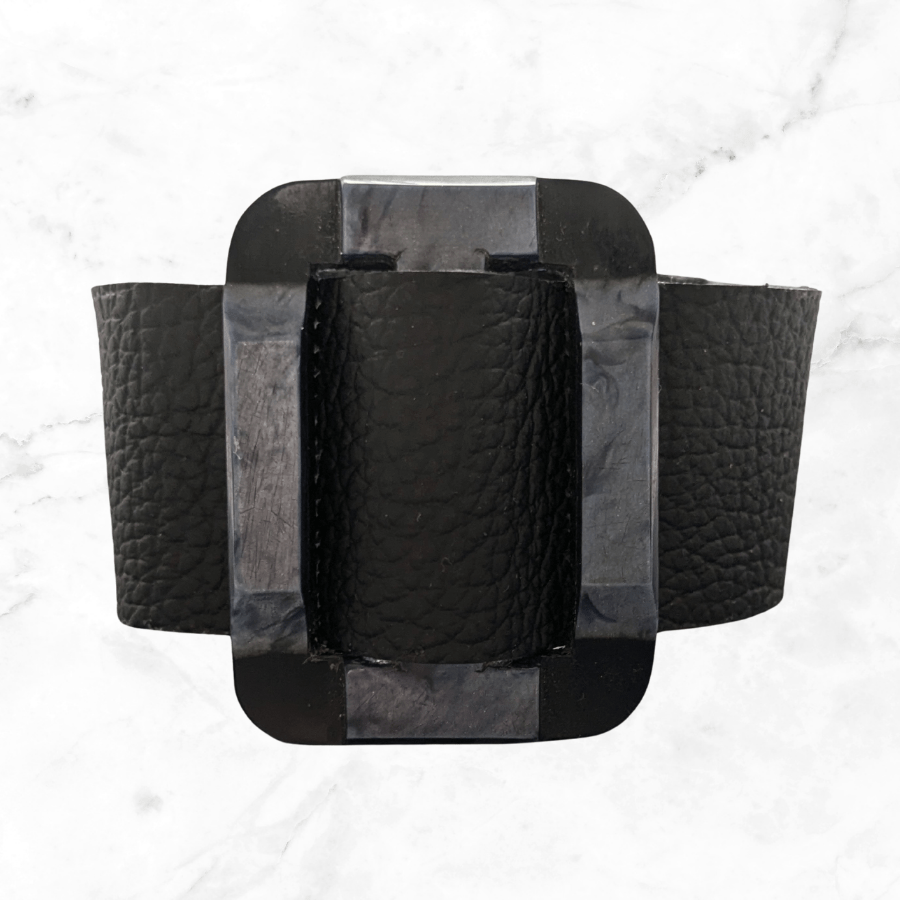 Vintage Mid-Night Blue Belt Buckle Bracelet - Image 6