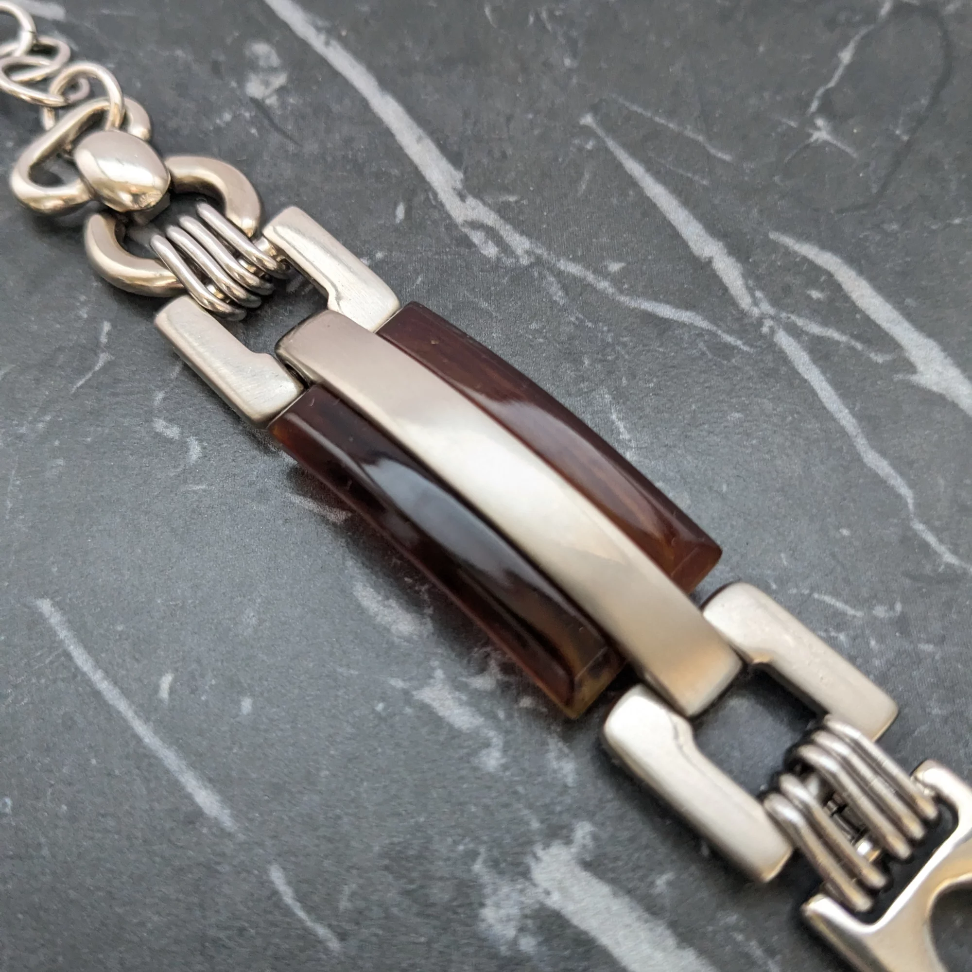 Upcycled Vintage Belt Buckle Bracelet - Image 2